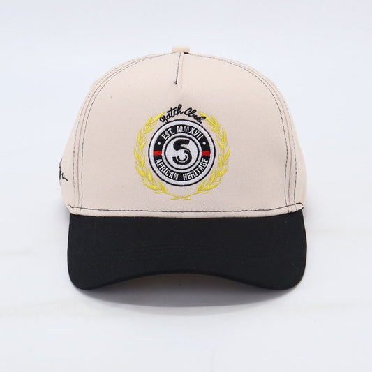 Yacht Club Cap (Cream/Black)