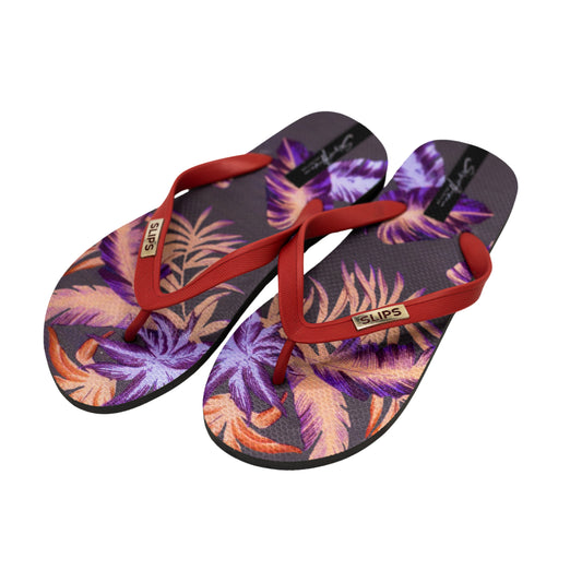 PALM Breeze Flip Flops (Midnight Palm)