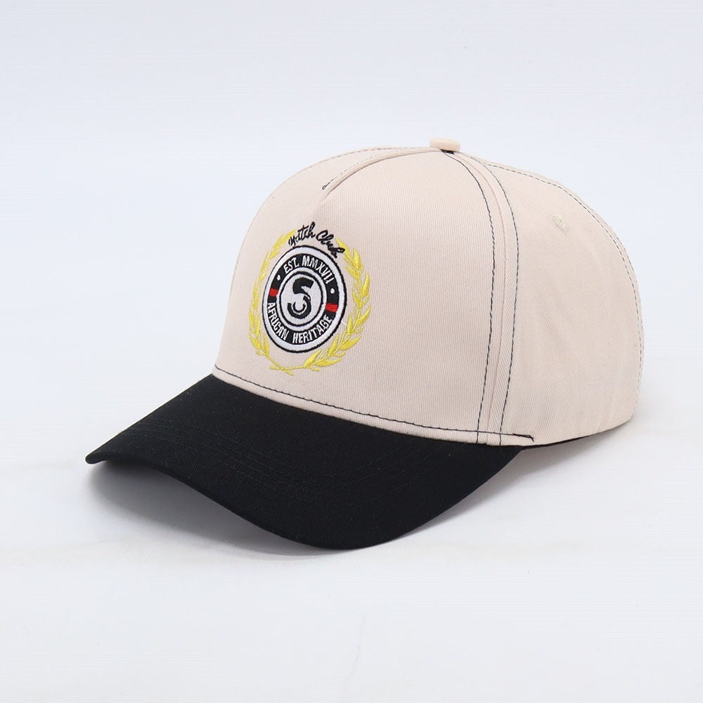 Yacht Club Cap (Cream/Black)