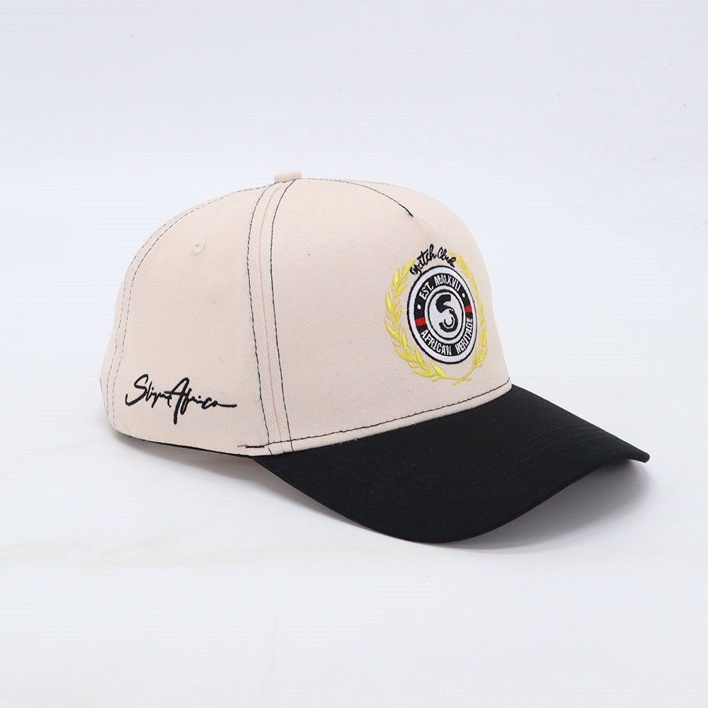 Yacht Club Cap (Cream/Black)