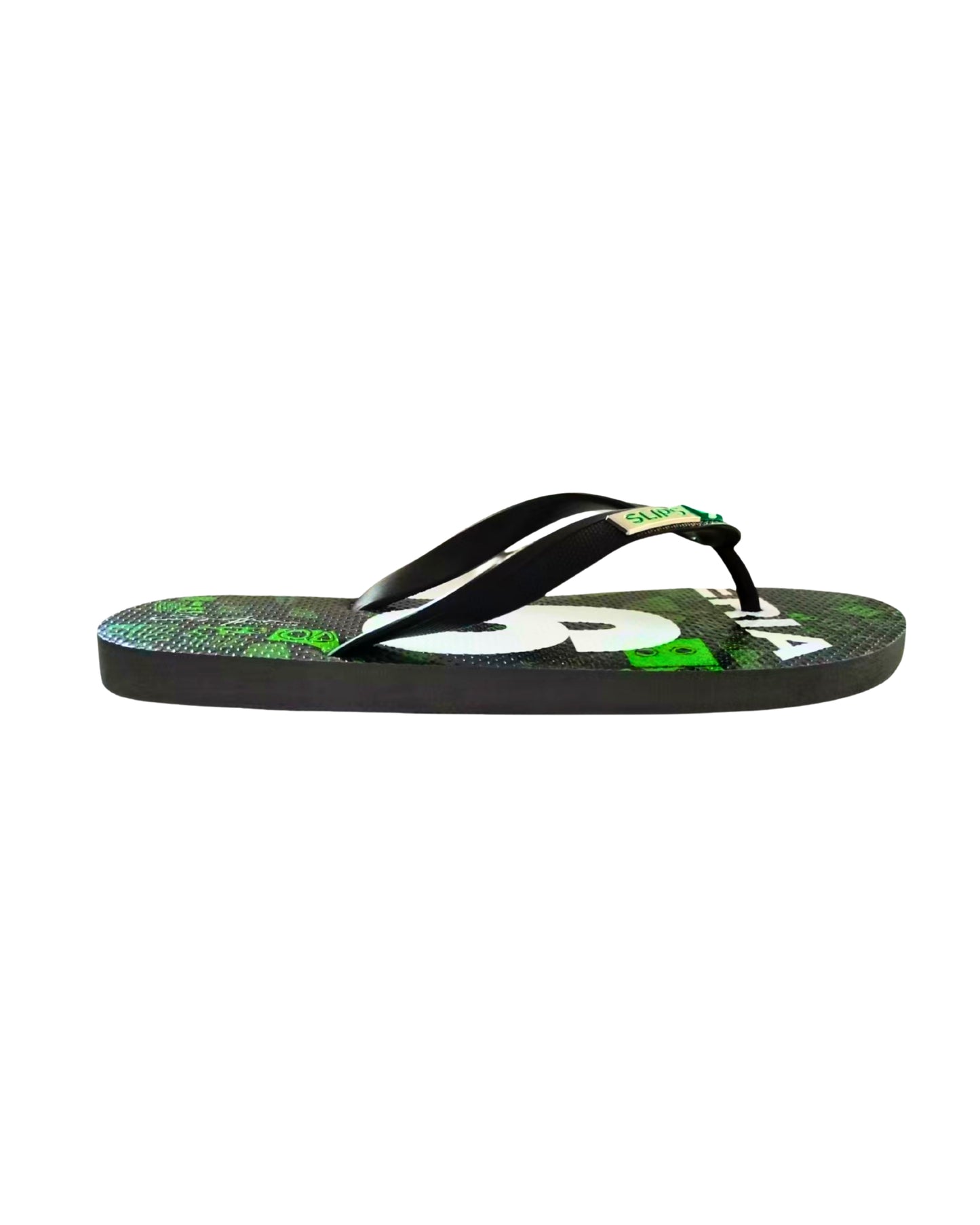 Naija 36 flip flops – Nigeria-inspired graphic footbed detail
