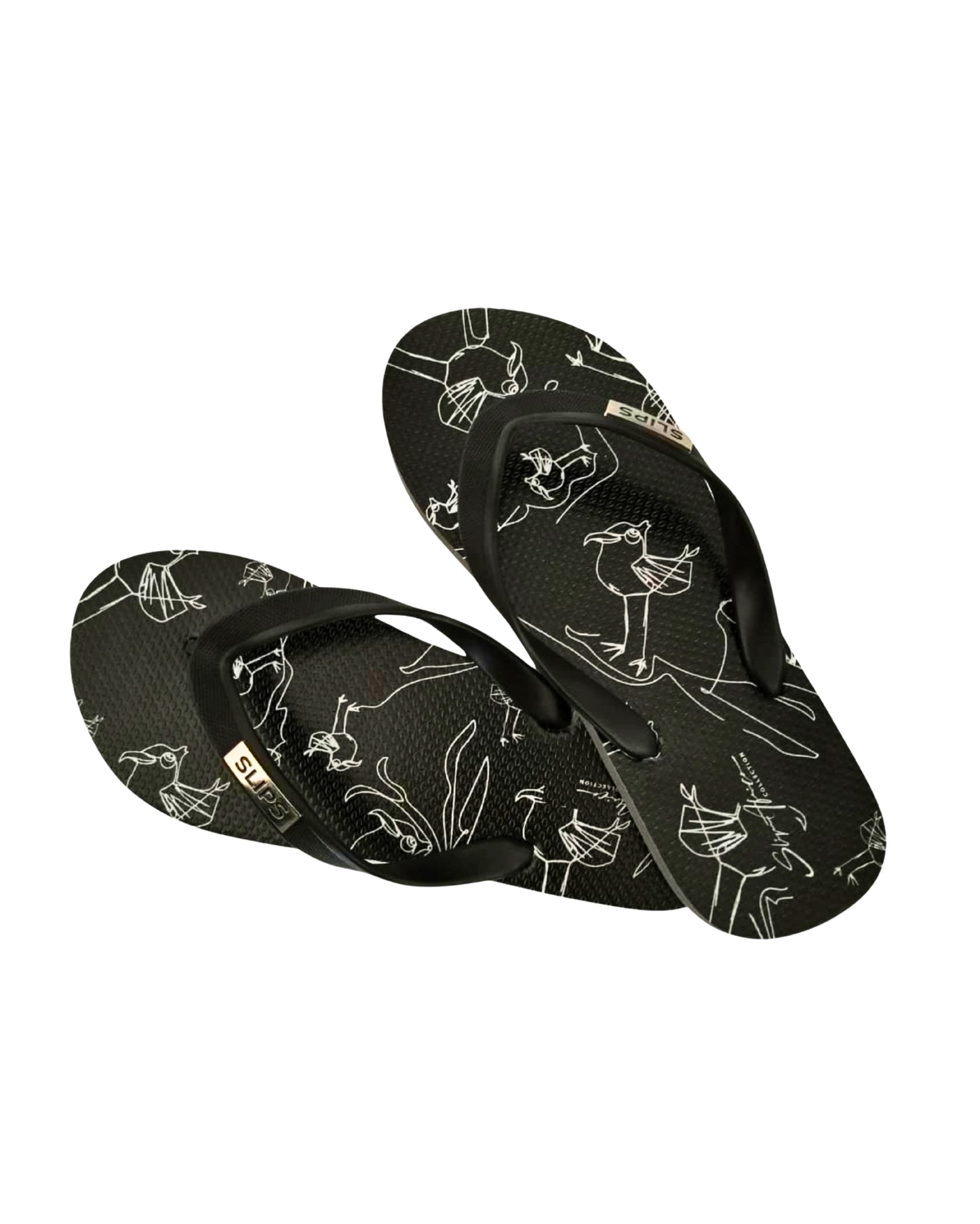 Sharon Flip Flops (Black)